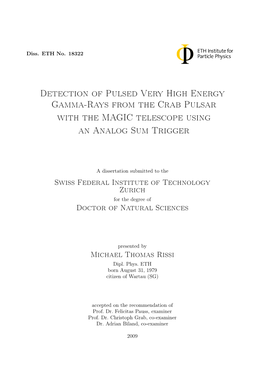 Detection of Pulsed Very High Energy Gamma-Rays from the Crab Pulsar with the MAGIC Telescope Using an Analog Sum Trigger