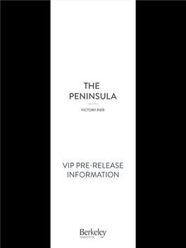 Vip Pre-Release Information Luxury Waterside Living