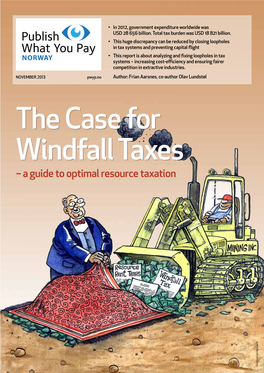 The Case for Windfall Taxes – a Guide to Optimal Resource Taxation Illustration by Gado by Illustration Windfall Taxes