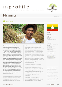 Banyaneer Country Profile Myanmar