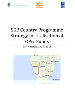 SGP Country Programme Strategy for Utilisation of OP6 Funds