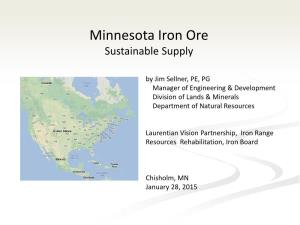Minnesota Iron Ore Sustainable Supply