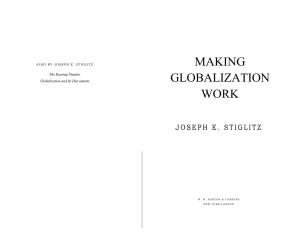 Making Globalization Work / Joseph E