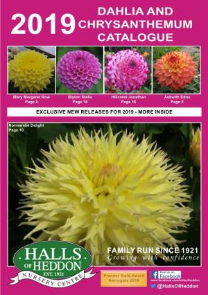 Dahlia and Chrysanthemum Catalogue