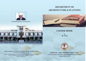 Course Book for First Year B. Arch. (2020-21)