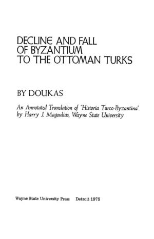 To the Ottoman Turks