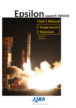 Epsilon Launch Vehicle User's Manual