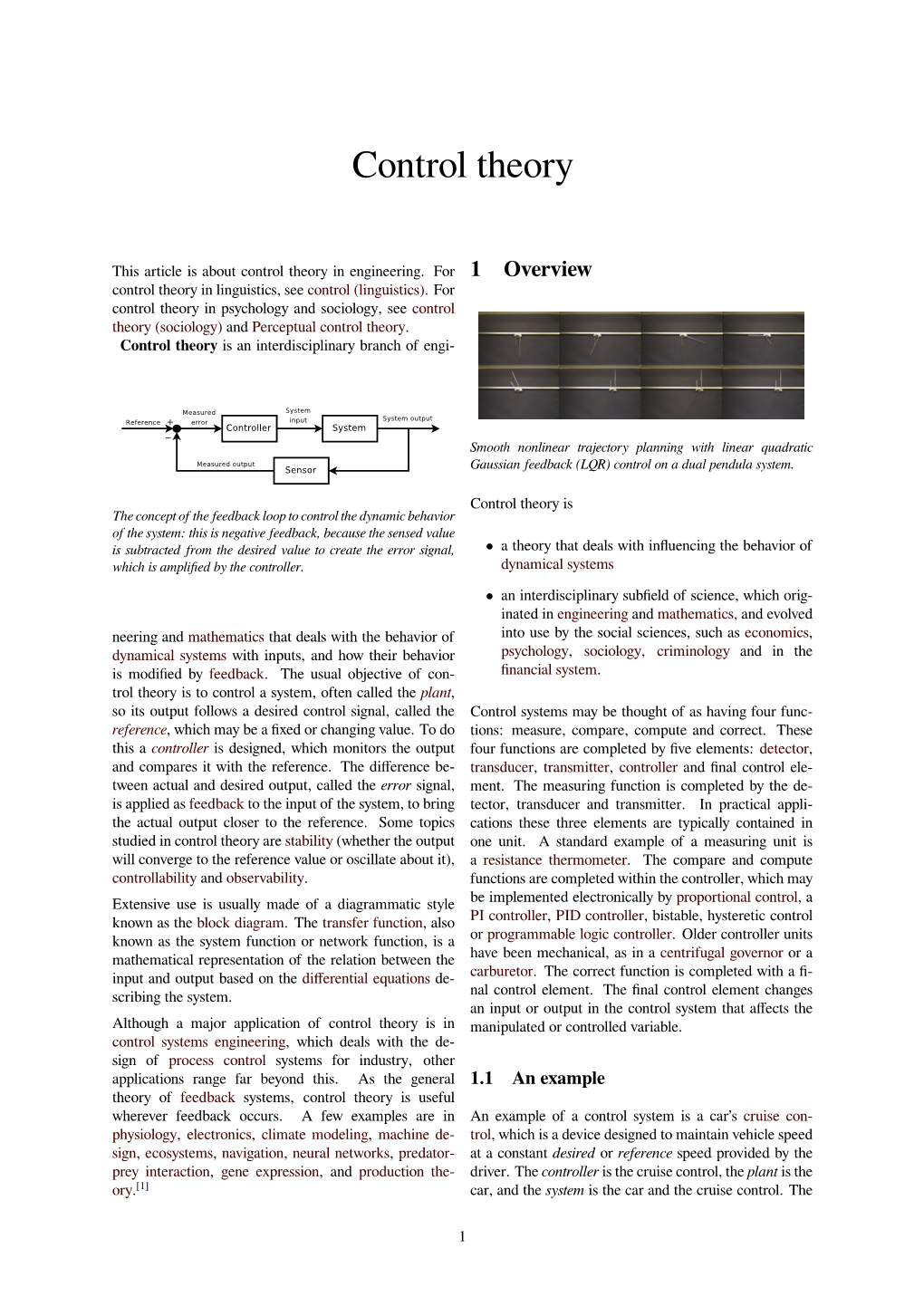 Control Theory