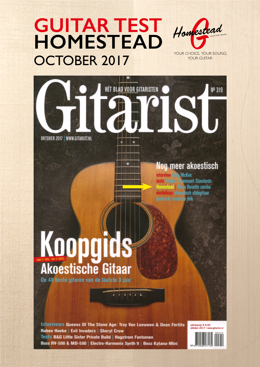 Guitar Test Homestead October 2017