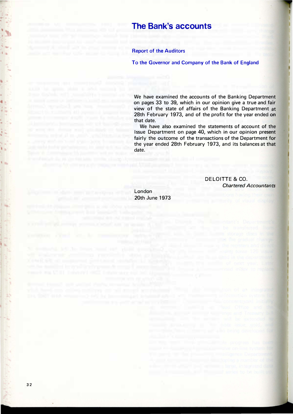 Annual Report and Accounts 1973