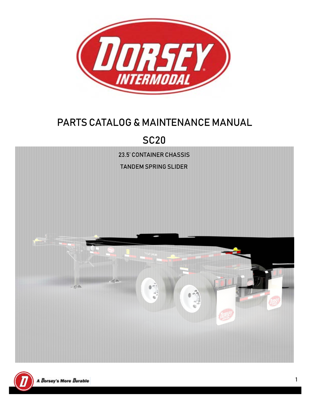 Parts Catalog & Maintenance Manual Sc20