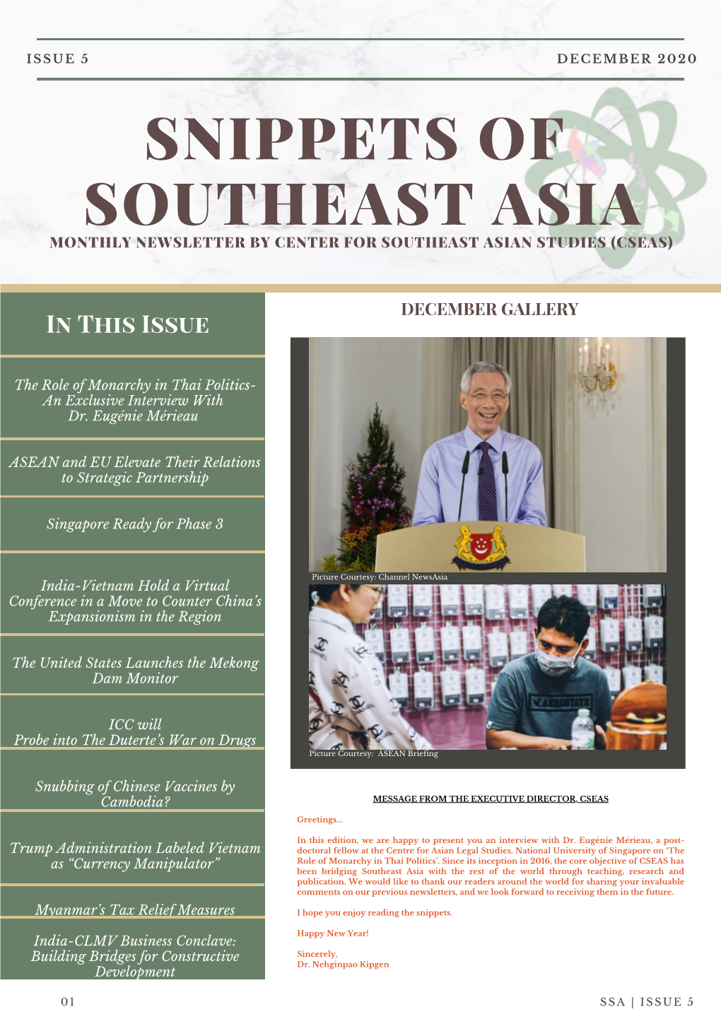 Snippets of Southeast Asia, Issue 5, December 2020