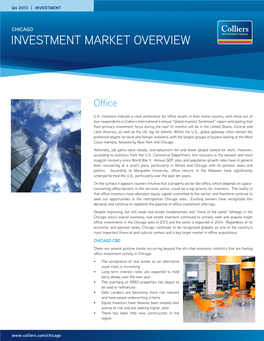 Investment Market Overview