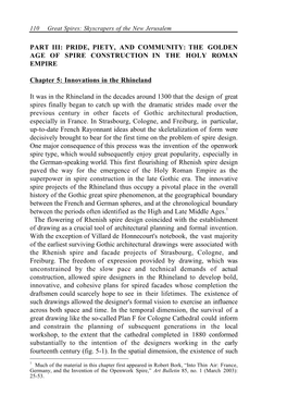 Chapter 5: Innovations in the Rhineland