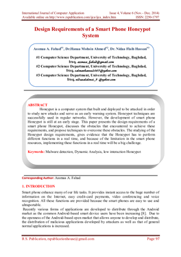 International Journal of Computer Application Issue 4, Volume 6 (Nov.- Dec