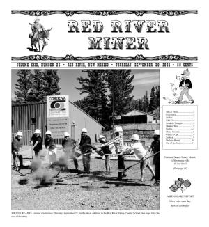 Volume Xxix, Number 22 • Red River, New Mexico