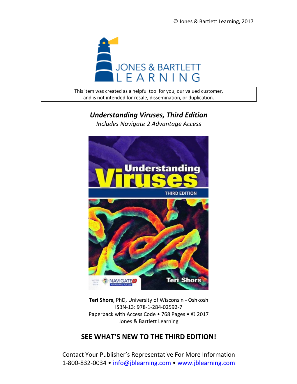 Understanding Viruses, Third Edition Includes Navigate 2 Advantage Access