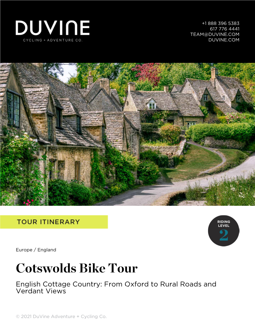 Cotswolds Bike Tour English Cottage Country: from Oxford to Rural Roads and Verdant Views