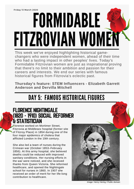 Formidable Fitzrovia Women 2020
