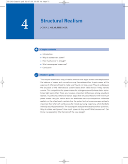 Structural Realism 4 JOHN J