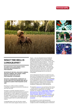 What the Hell Is Lomography?