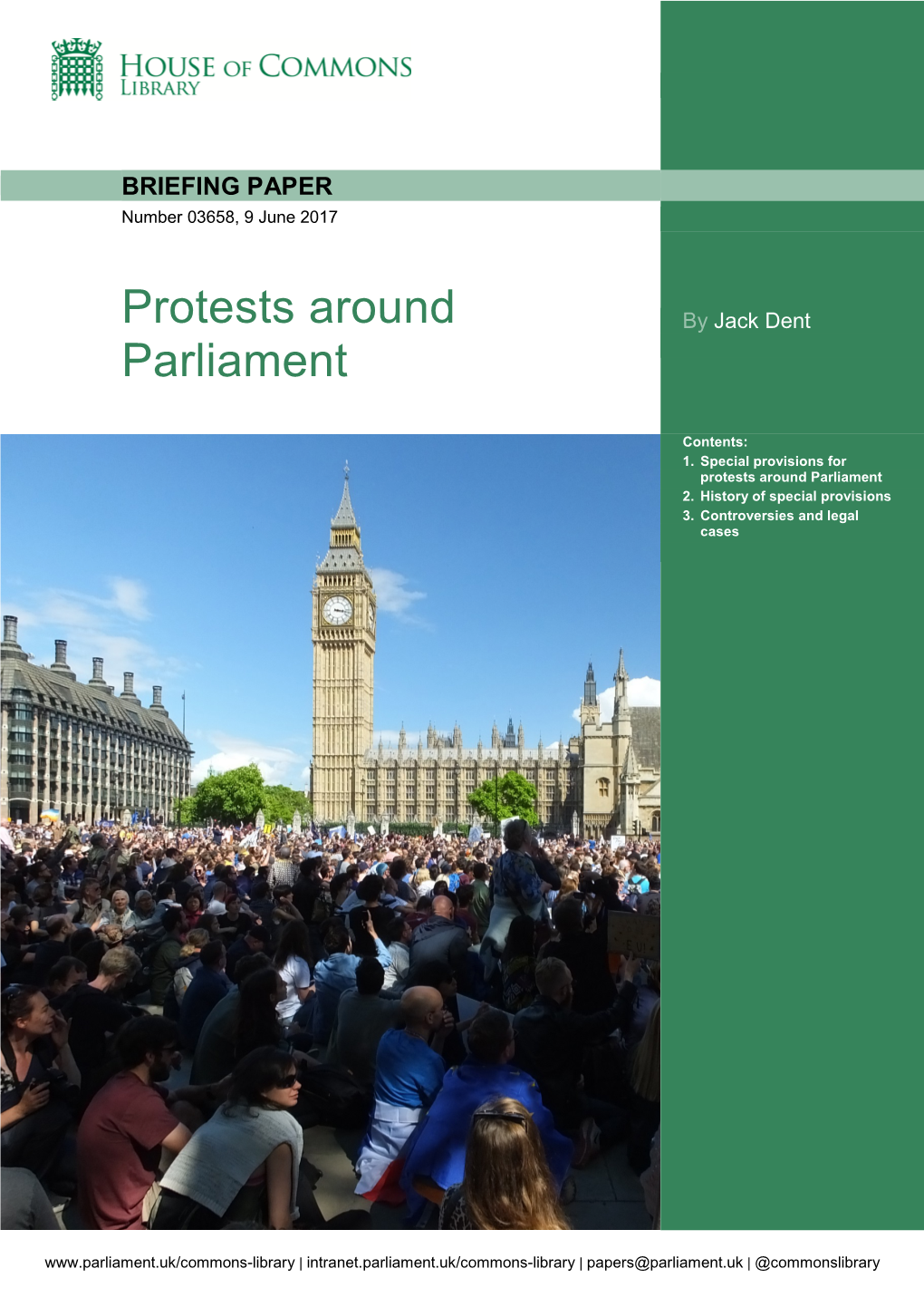 Protests Around Parliament