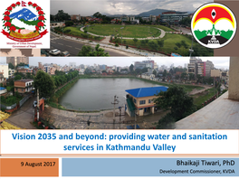 Providing Water and Sanitation Services in Kathmandu Valley