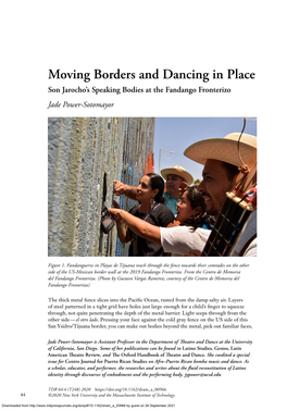 Moving Borders and Dancing in Place Son Jarocho’S Speaking Bodies at the Fandango Fronterizo Jade Power-Sotomayor