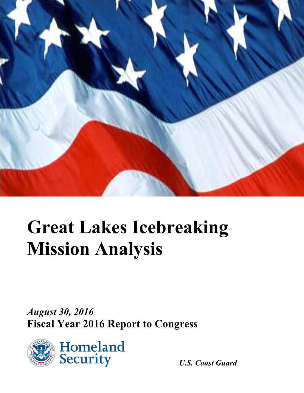 Great Lakes Icebreaking Mission Analysis