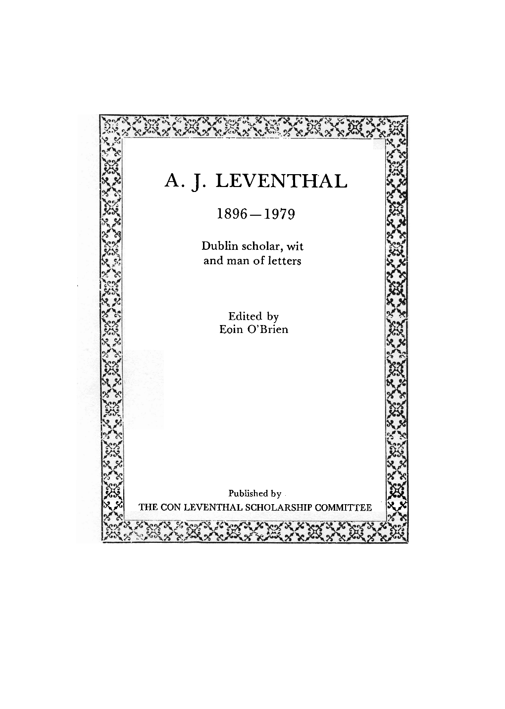 A.J. [Con] Leventhal