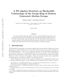 A BV-Algebra Structure on Hochschild Cohomology of the Group Ring Of