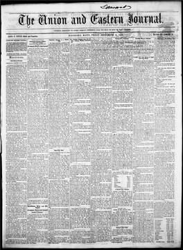 The Union and Eastern Journal: Vol. 12-, No. 37 September 12,1856