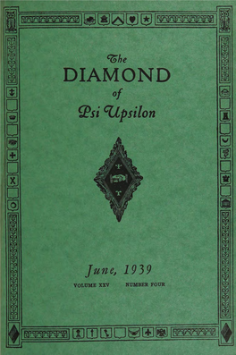 The Diamond of Psi Upsilon June 1939