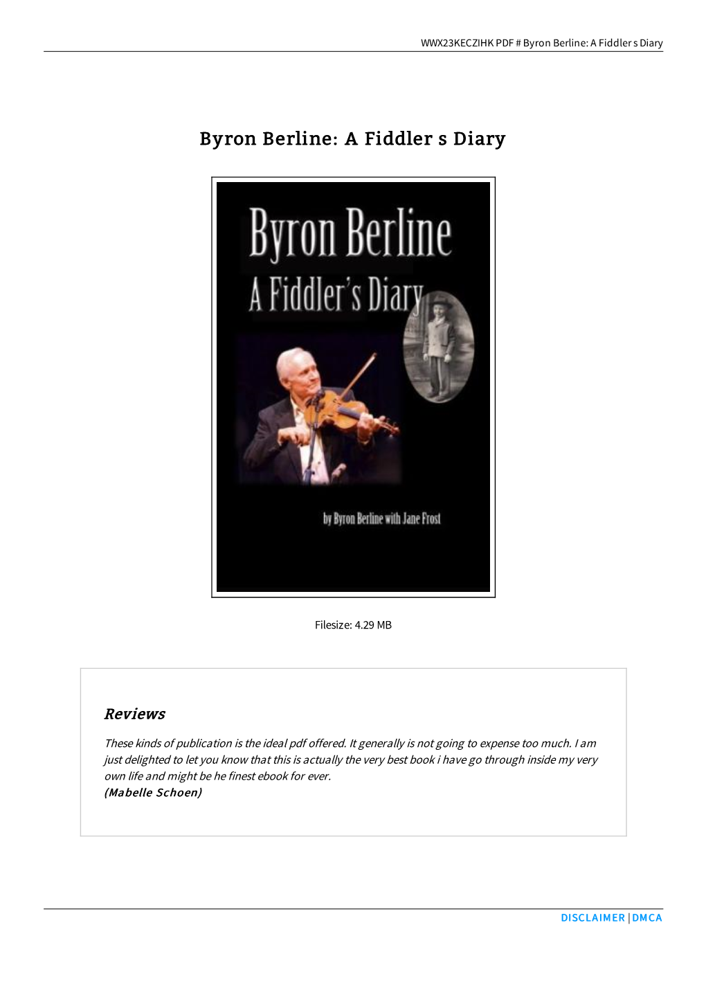 Byron Berline: a Fiddler S Diary