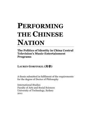 Performing the Chinese Nation