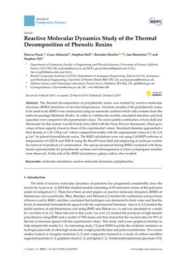 Reactive Molecular Dynamics Study of the Thermal Decomposition of Phenolic Resins