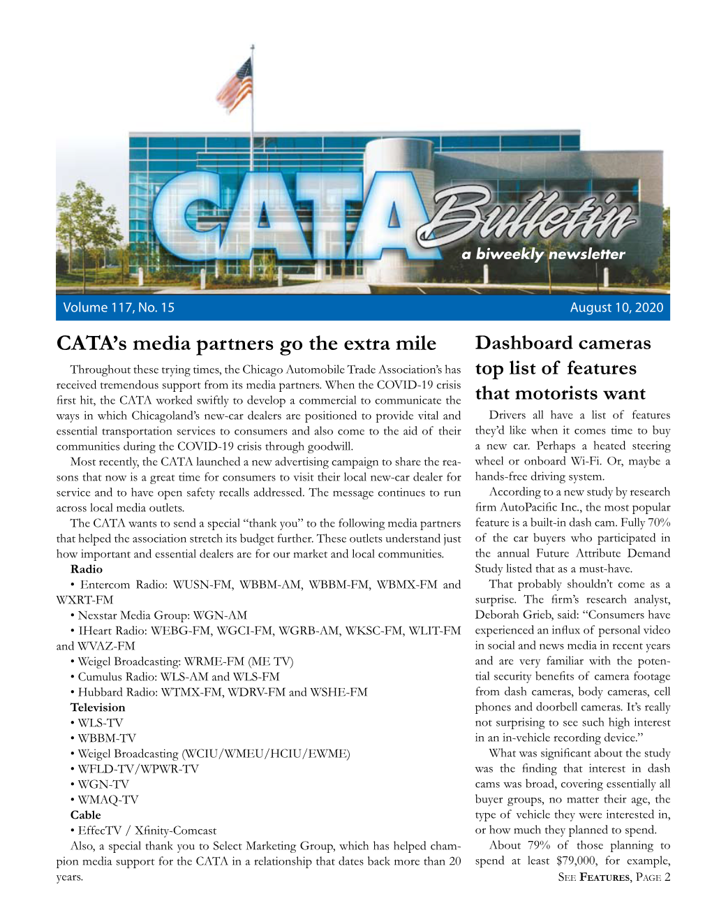 CATA's Media Partners Go the Extra Mile