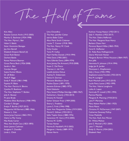 Copy of the Hall of Fame