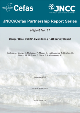 Dogger Bank SCI 2014 Monitoring R&D Survey Report