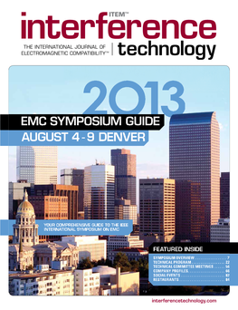 2013 Emc Symposium Guide Denver