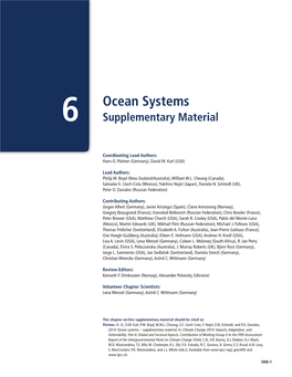 Ocean Systems 6 Supplementary Material