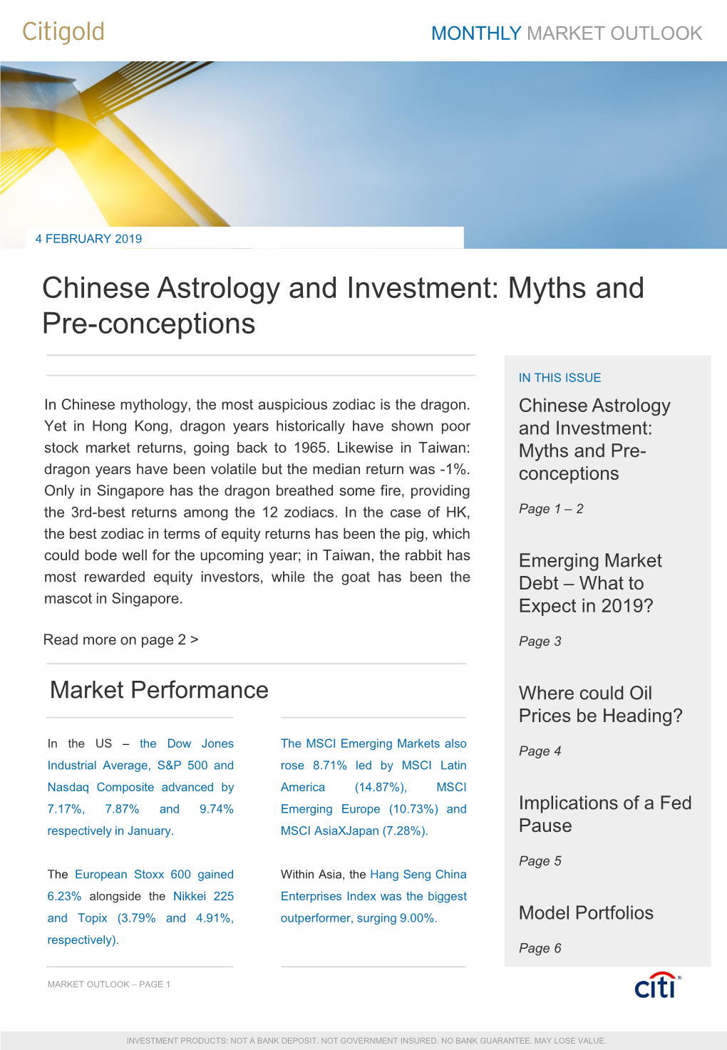 Chinese Astrology and Investment: Myths and Pre-Conceptions