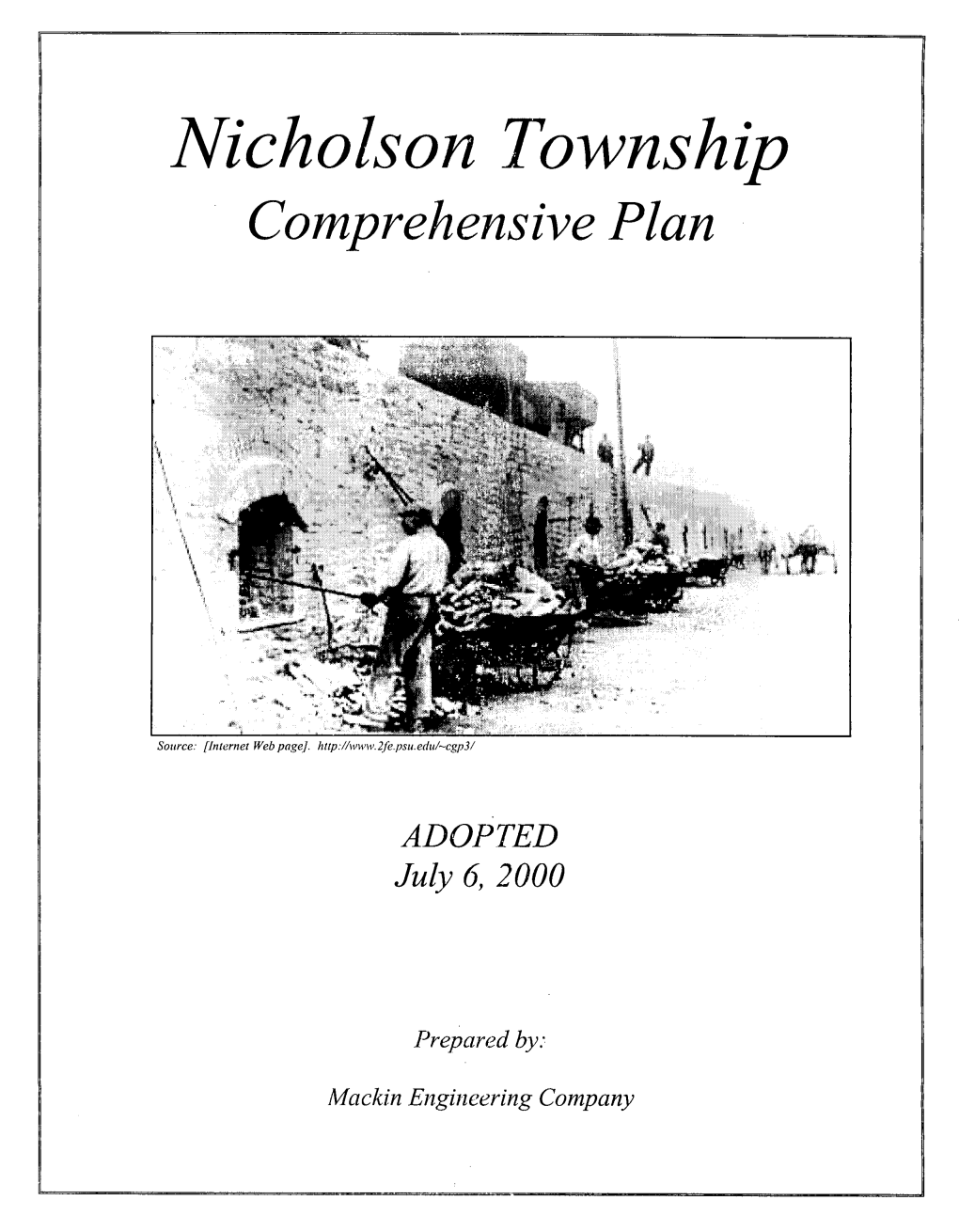 Nicholson Township Comprehensive Plan