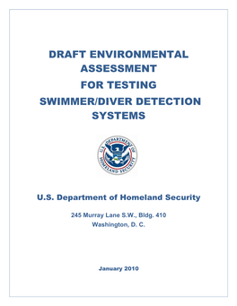 Draft Environmental Assessment, January 2010