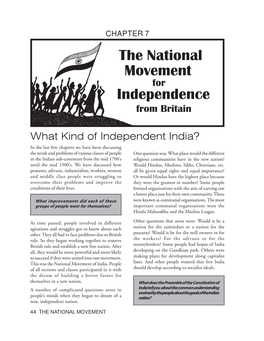 The National Movement for Independence from Britain