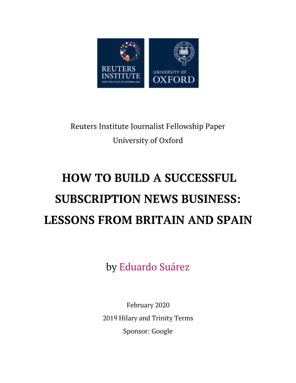 ​How to Build a Successful Subscription News Business: Lessons from Britain and Spain