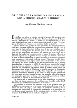 1. Orígenes De La Medicina En Aragón