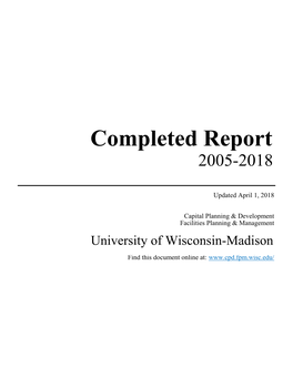 Completed Report 2005-2018
