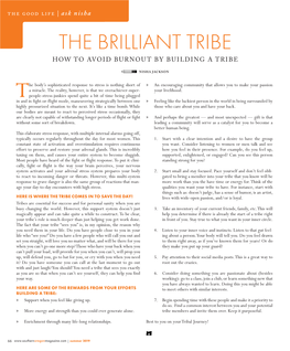 The Brilliant Tribe How to Avoid Burnout by Building a Tribe
