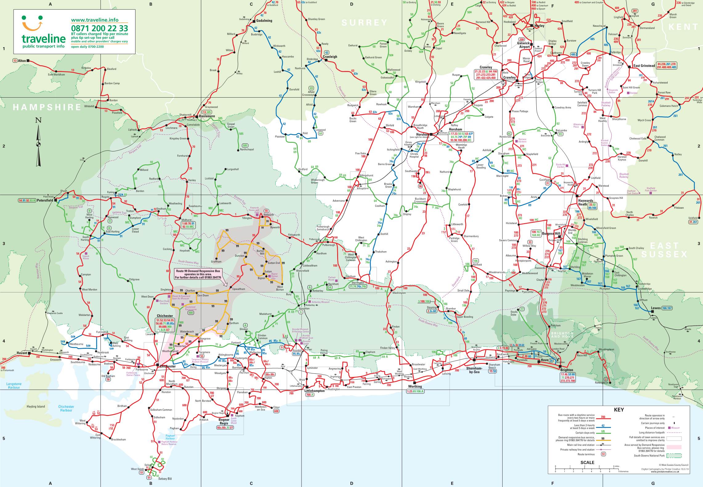 West Sussex Bus Route Map (PDF, 720KB)